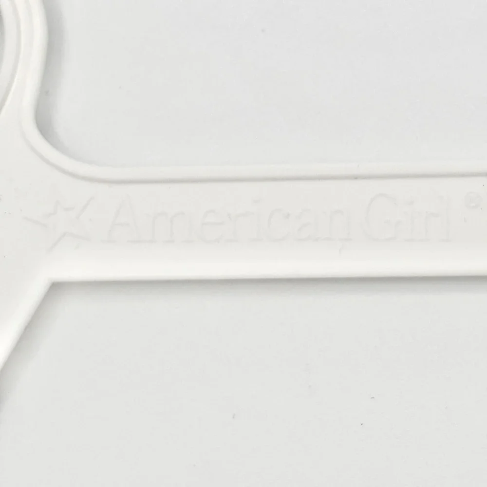 American Girl Doll Coat Clothing Hangers‎ White Plastic 3-Pack Accessory 5
